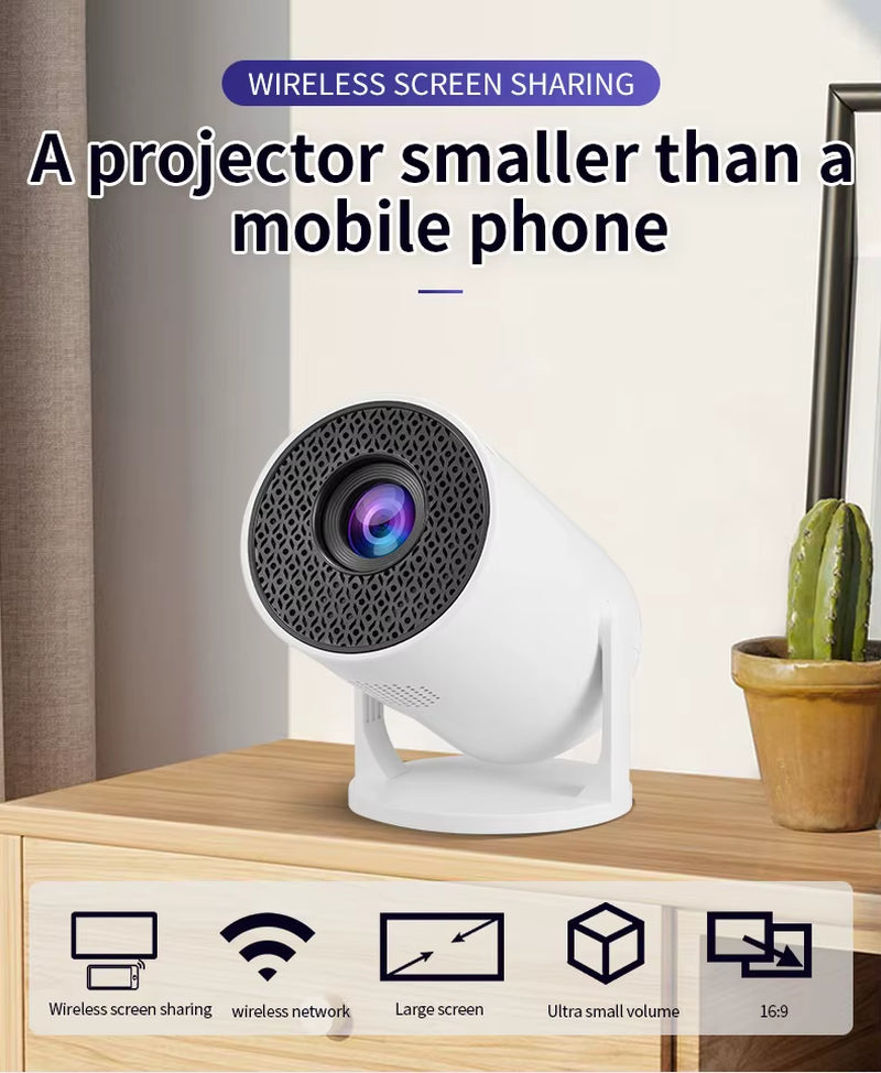 Mini Projector HY300 Mini Full HD Home Theater Mini Projector 480P Mobile Phone Tv Projector